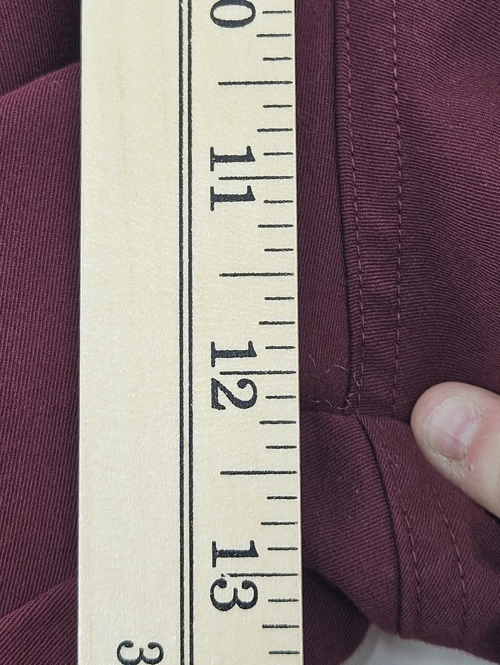 Figs Axim Cargo Scrub Pant Burgundy Men's Size M Tall Straight Leg Nurse Medical